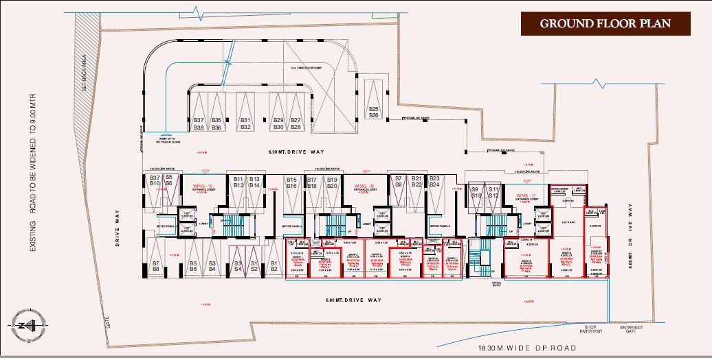 Dharti Pressido Ground Floor Plan