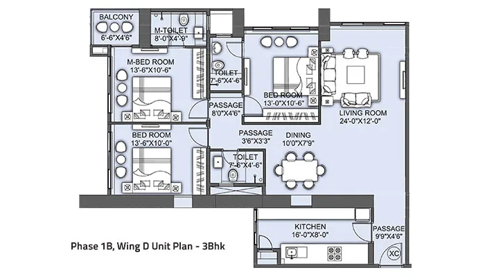 Winter Green D wing 3bhk