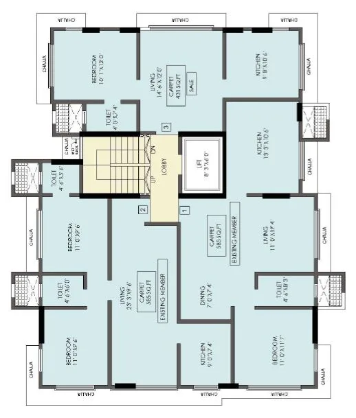 4th Floor Plan
