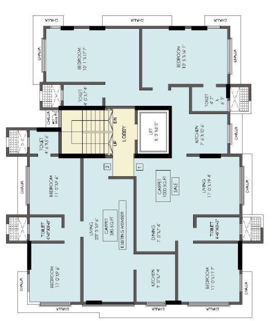 3rd Floor Plan
