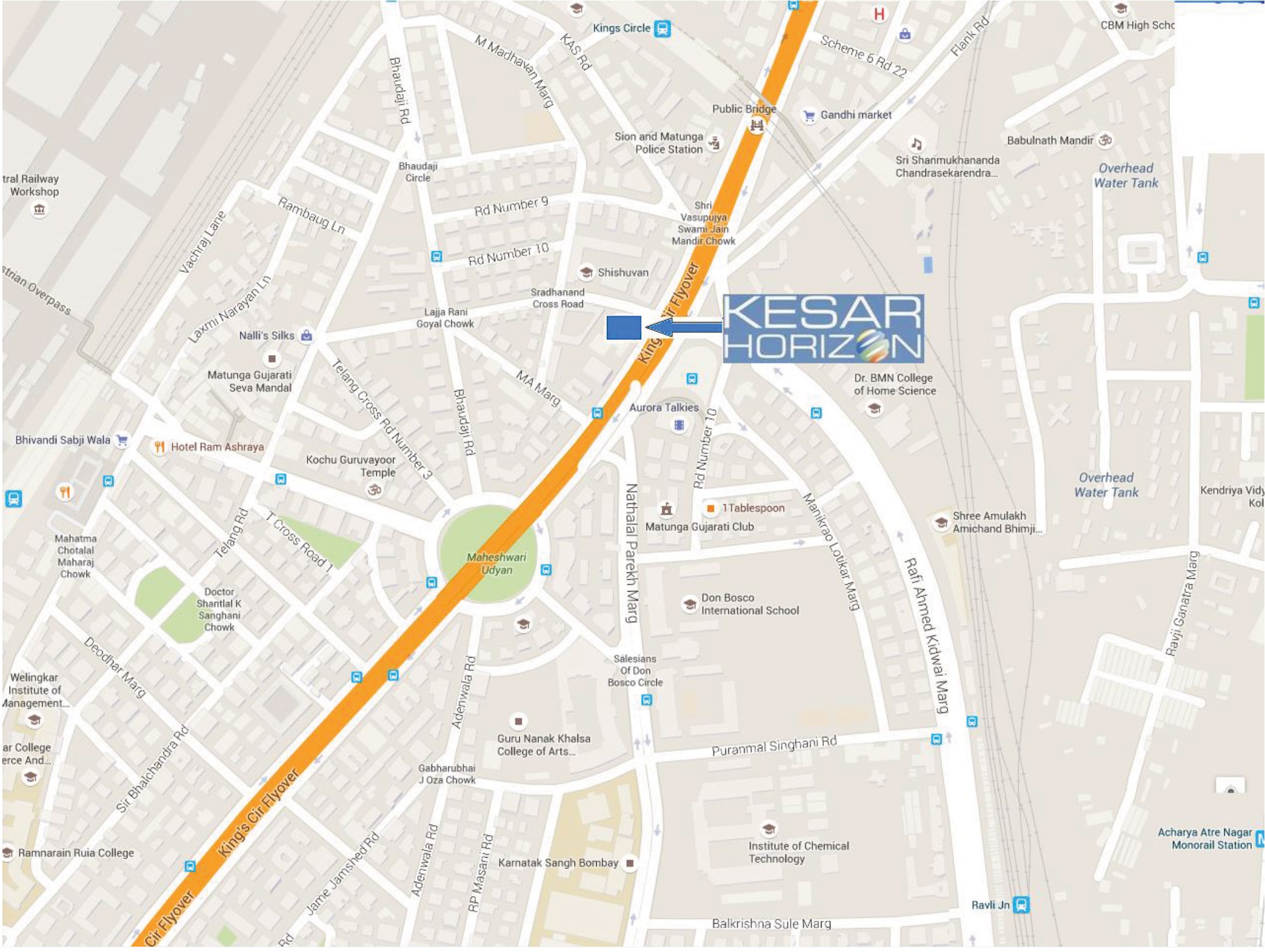 Kesar Horizon Location