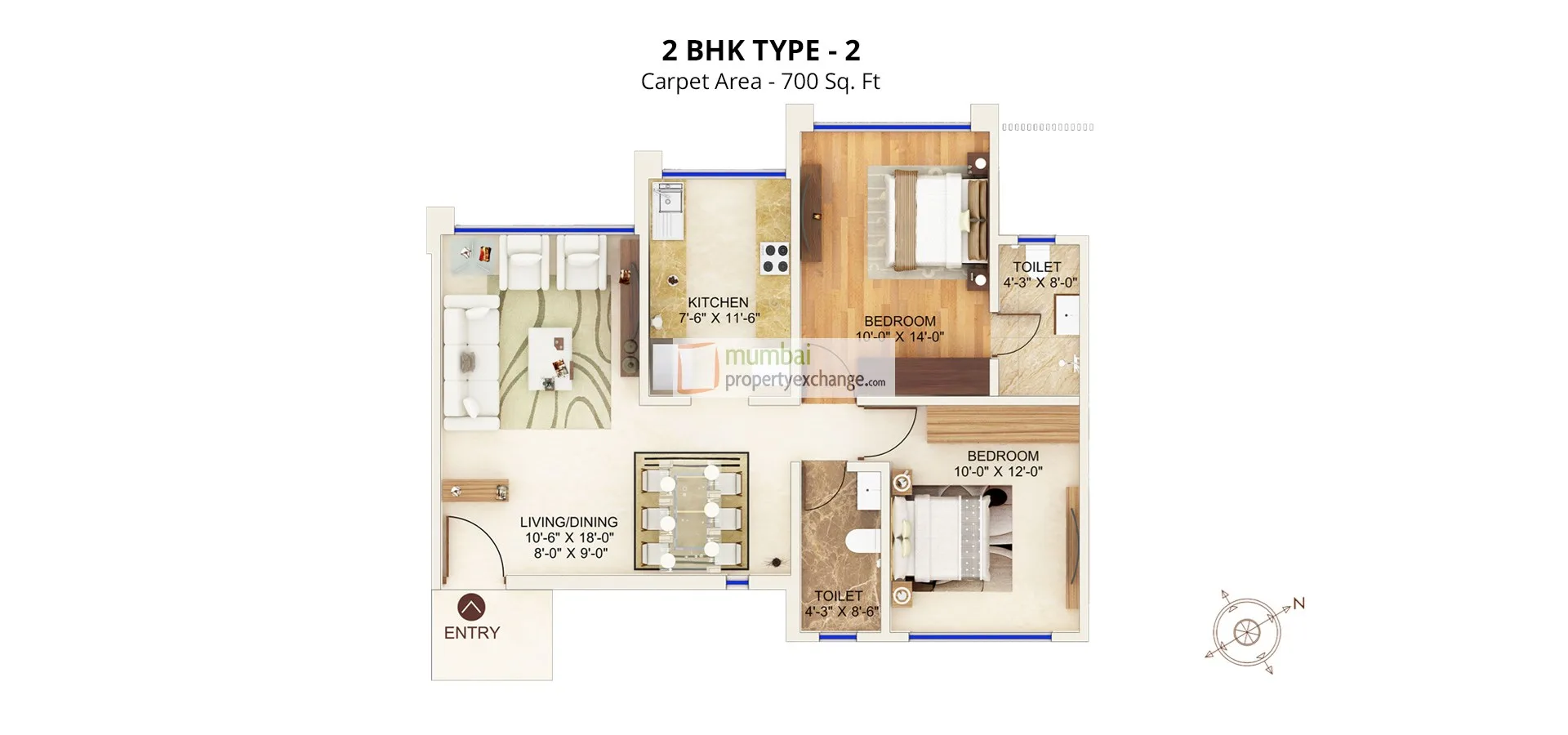 2BHK type 2