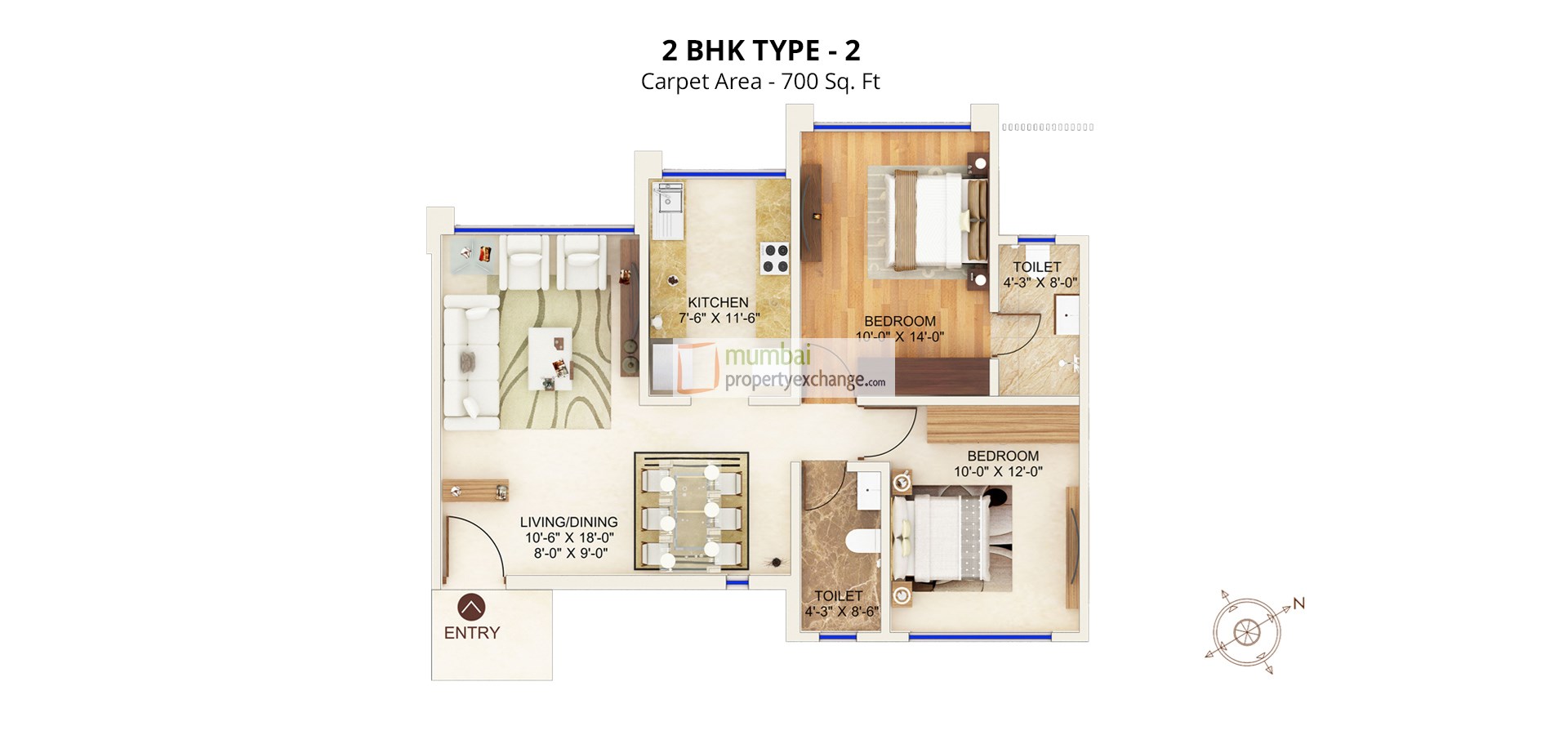 2BHK type 2