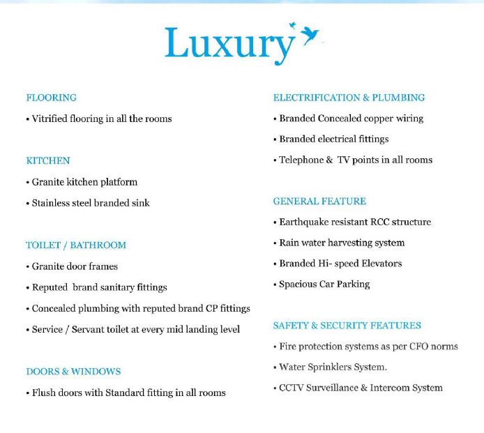 Aaradhya Residency Amenities