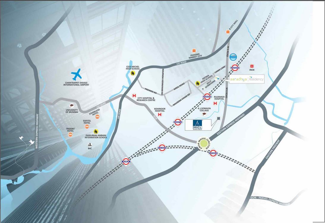 Aaradhya Residency Location Connectivity