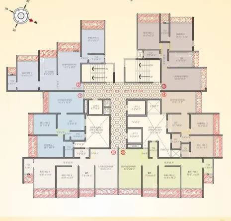 2BHK Flats on Rent in Samruddhi, Malad East