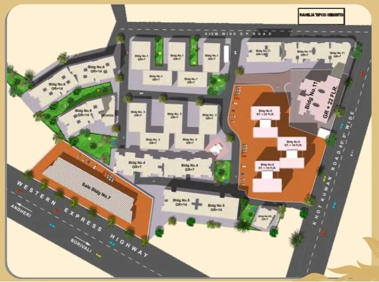 2BHK Flats on Rent in Samruddhi, Malad East