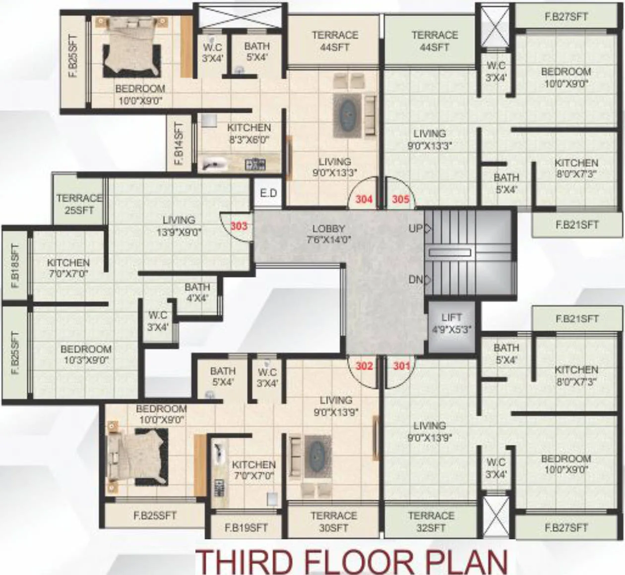 Hari Om Anand, Ulwe — floor plan 1