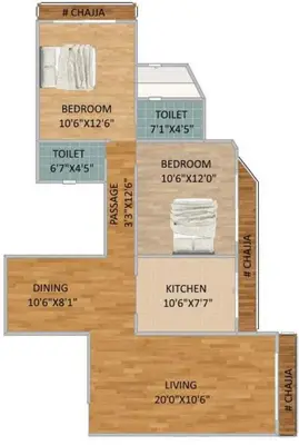 2 BHK DLH Pride, Malad West — for Sale — photo 2 thumbnail
