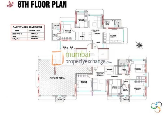 8th Floor Plan