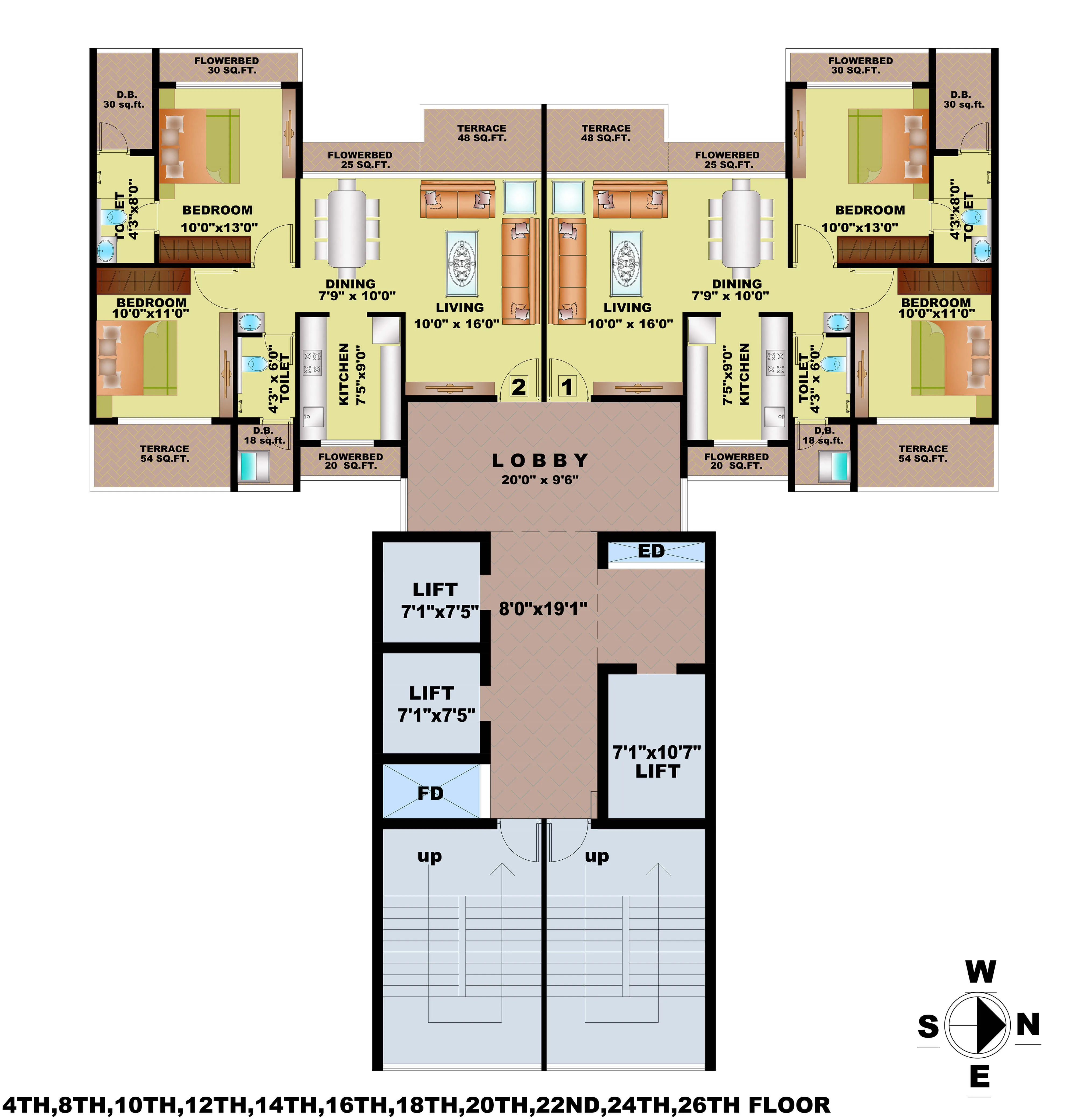 Floor Plan Wing C