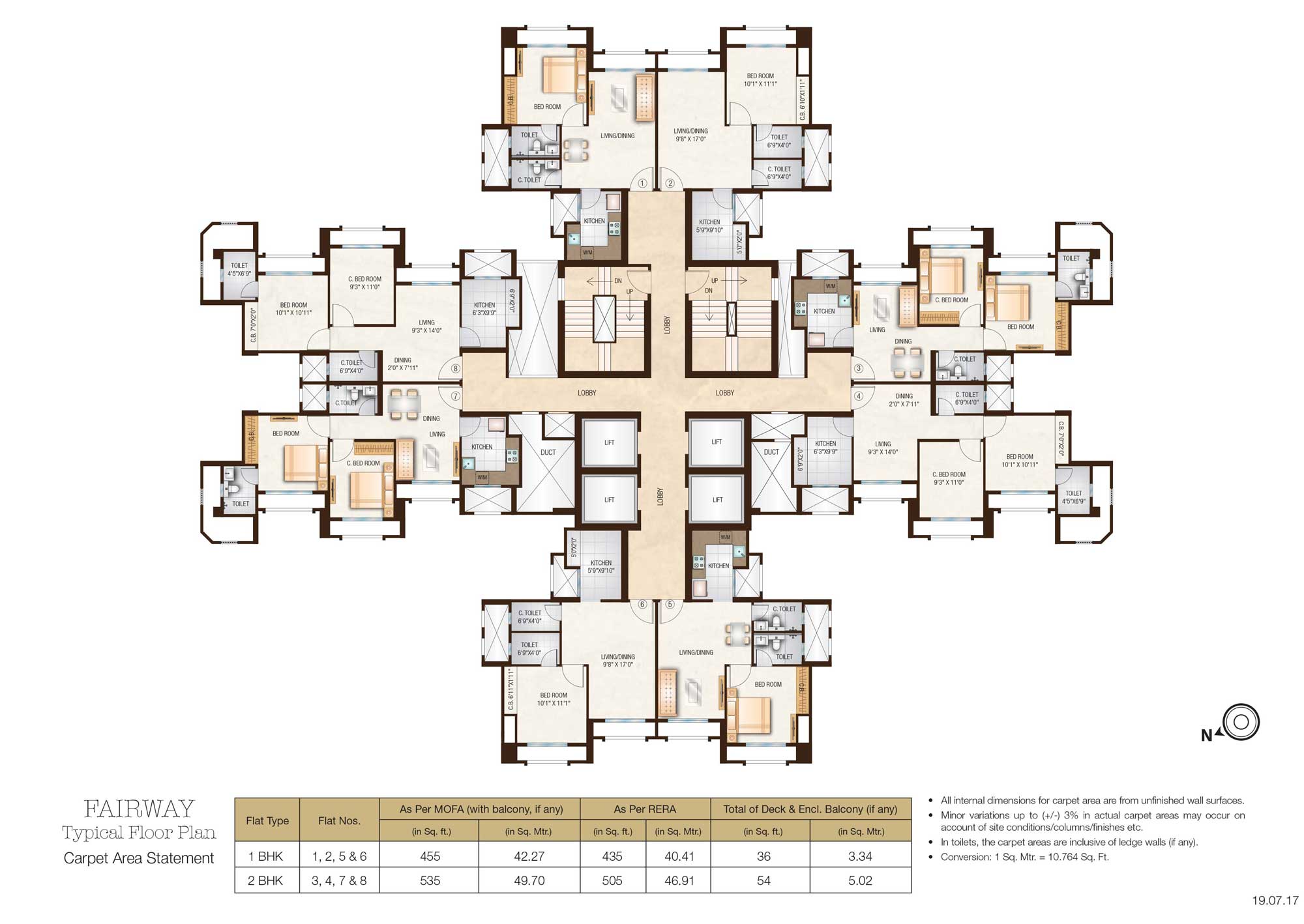Fairway Typical Floor Plan