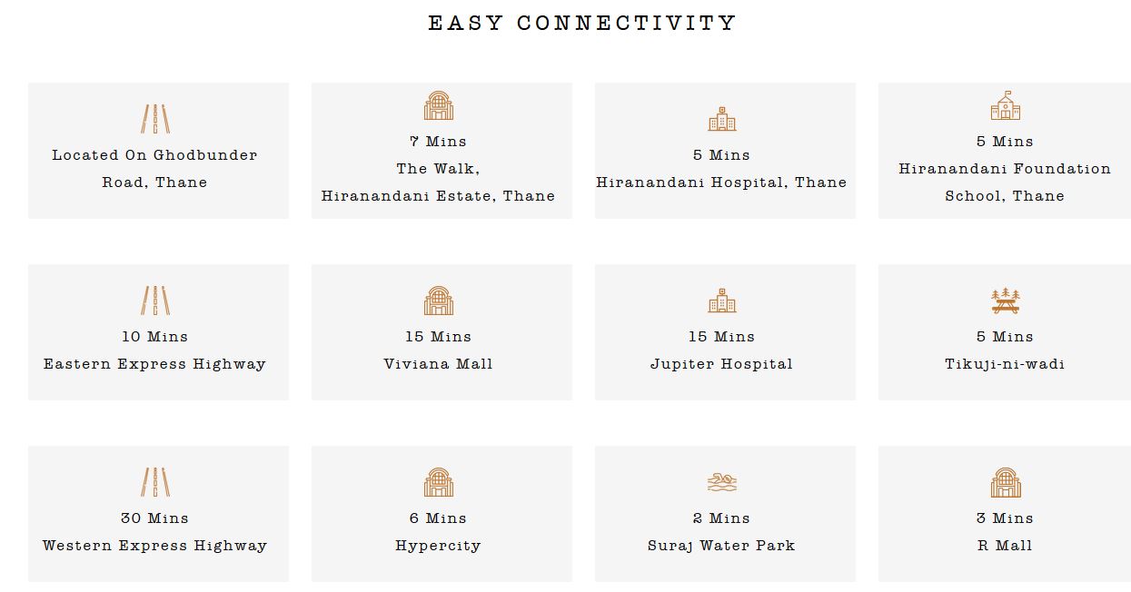 Easy Connectivity from One Hiranandani Park
