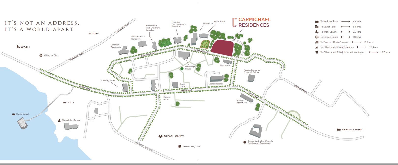 Peninsula Carmichael Residences Location Map