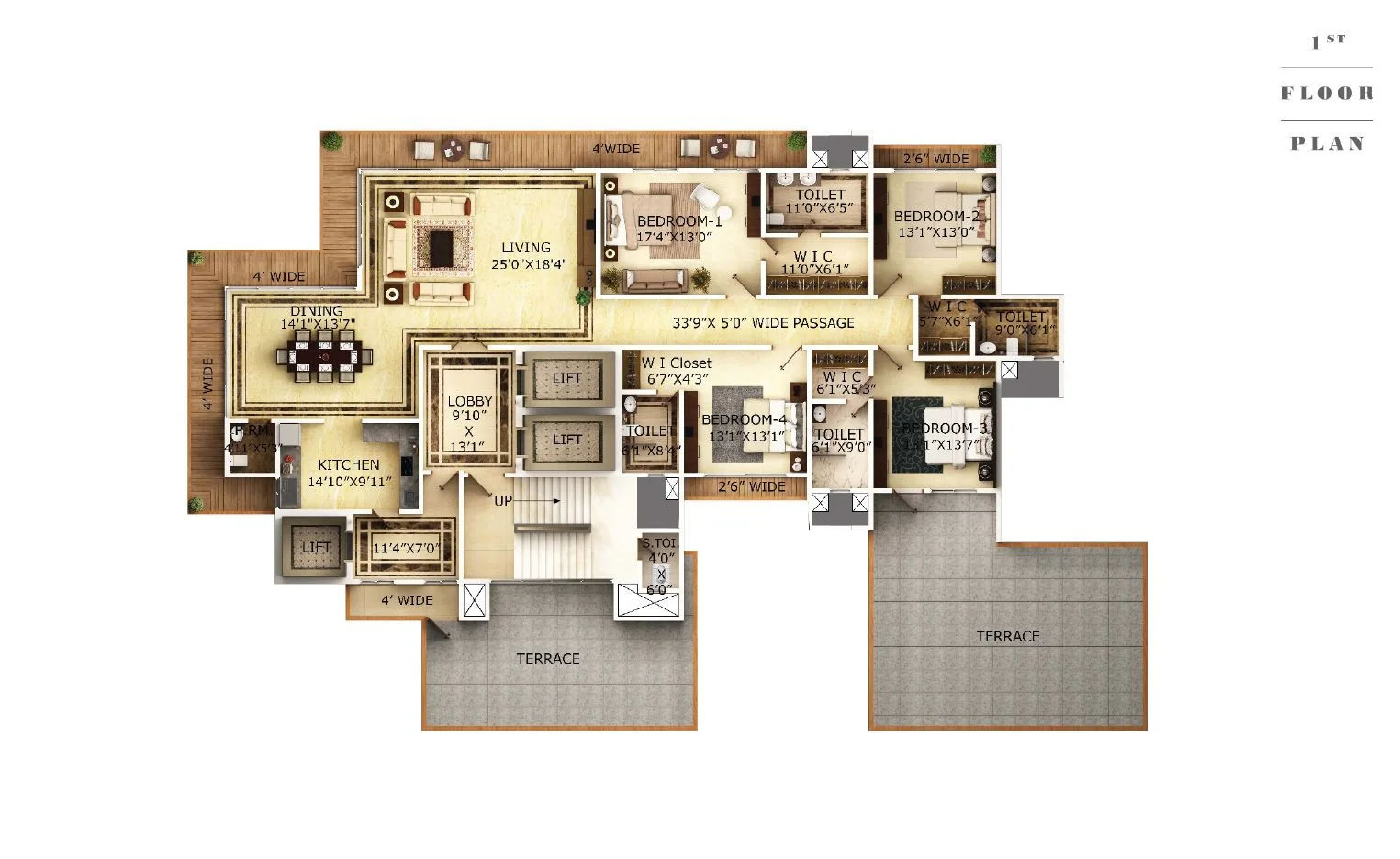 1st Floor Plan