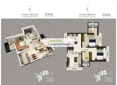 2 BHK Saanvi Heights, Goregaon West — for Rent — photo 5 thumbnail
