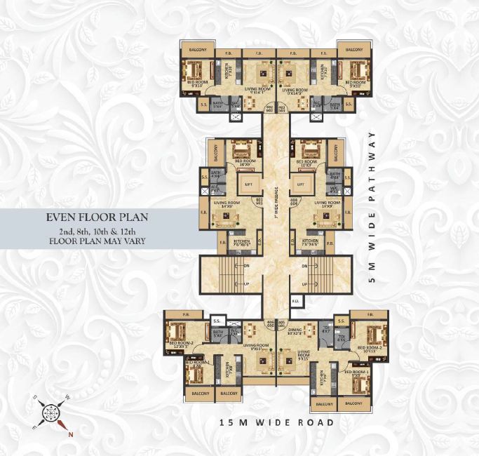 Even floorplan