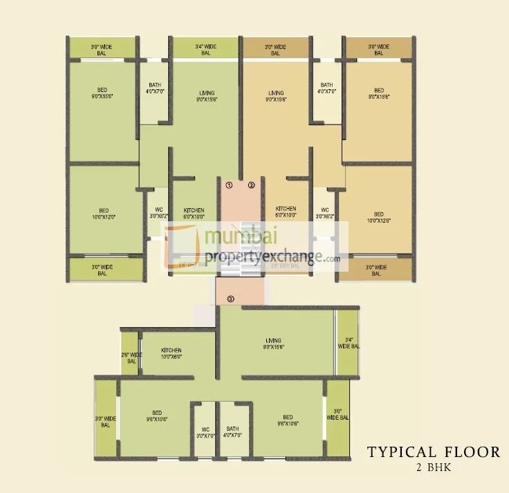 2BHK plan — photo 4