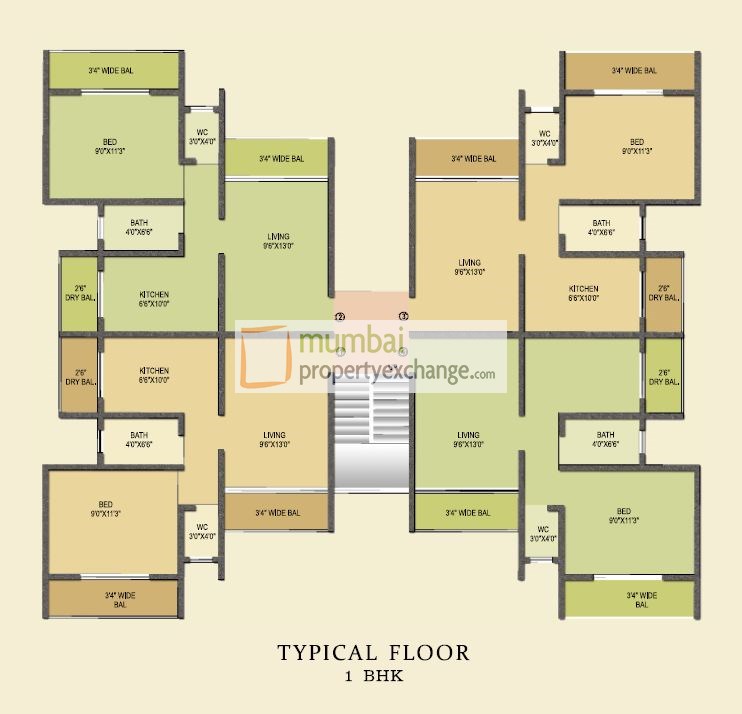 1BHK plan