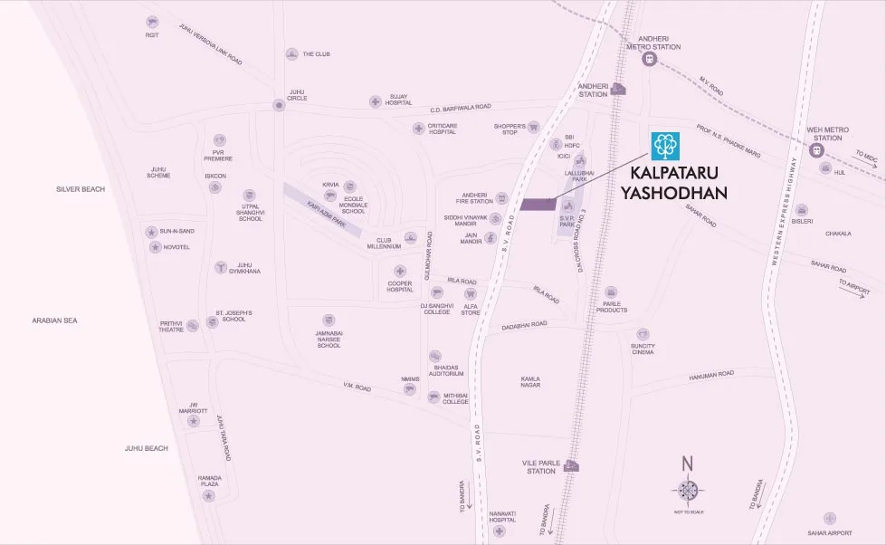 Kalpataru Yashodhan Location Map