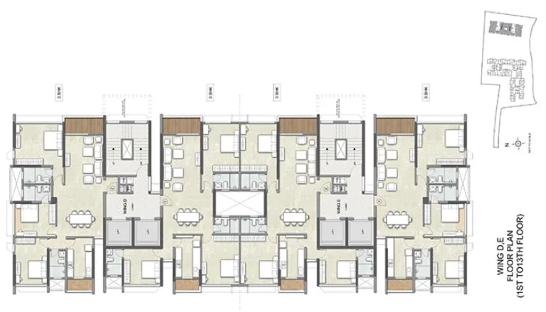 Kalpataru Yashodhan Wing D E Flrpln 1st-13th flr