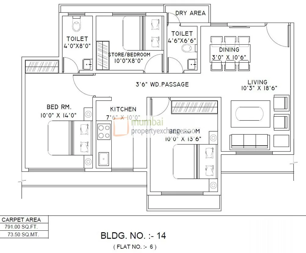 Build 14 Floor Plan 3