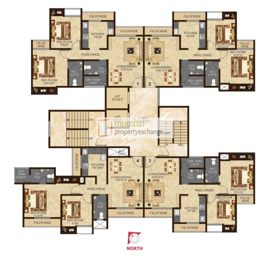 C wing Floor Plan