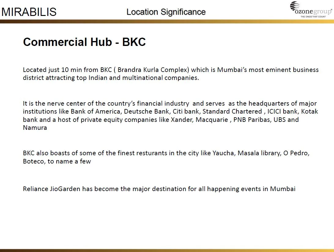 Mirabilis Loctaion Significance - 1