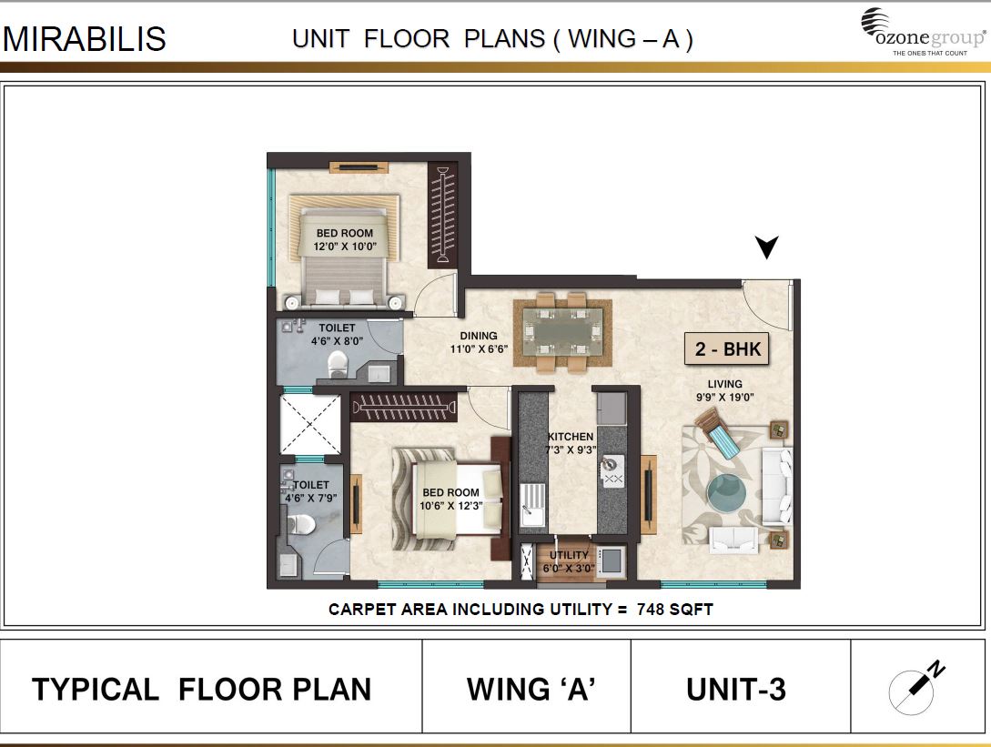 Mirabilis 2BHK Wing A Unit 03