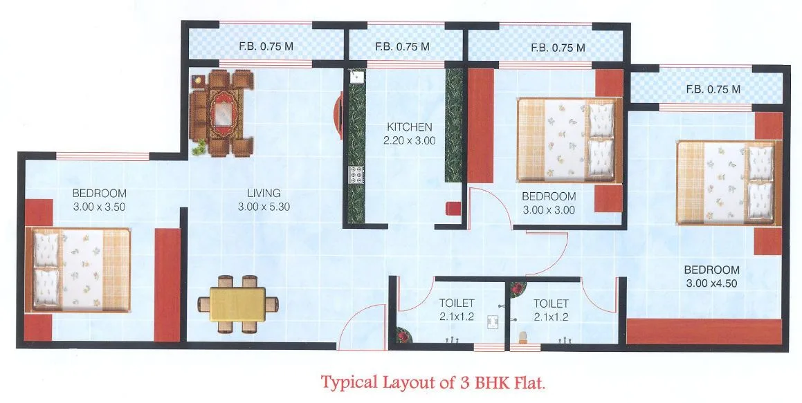 3 BHK