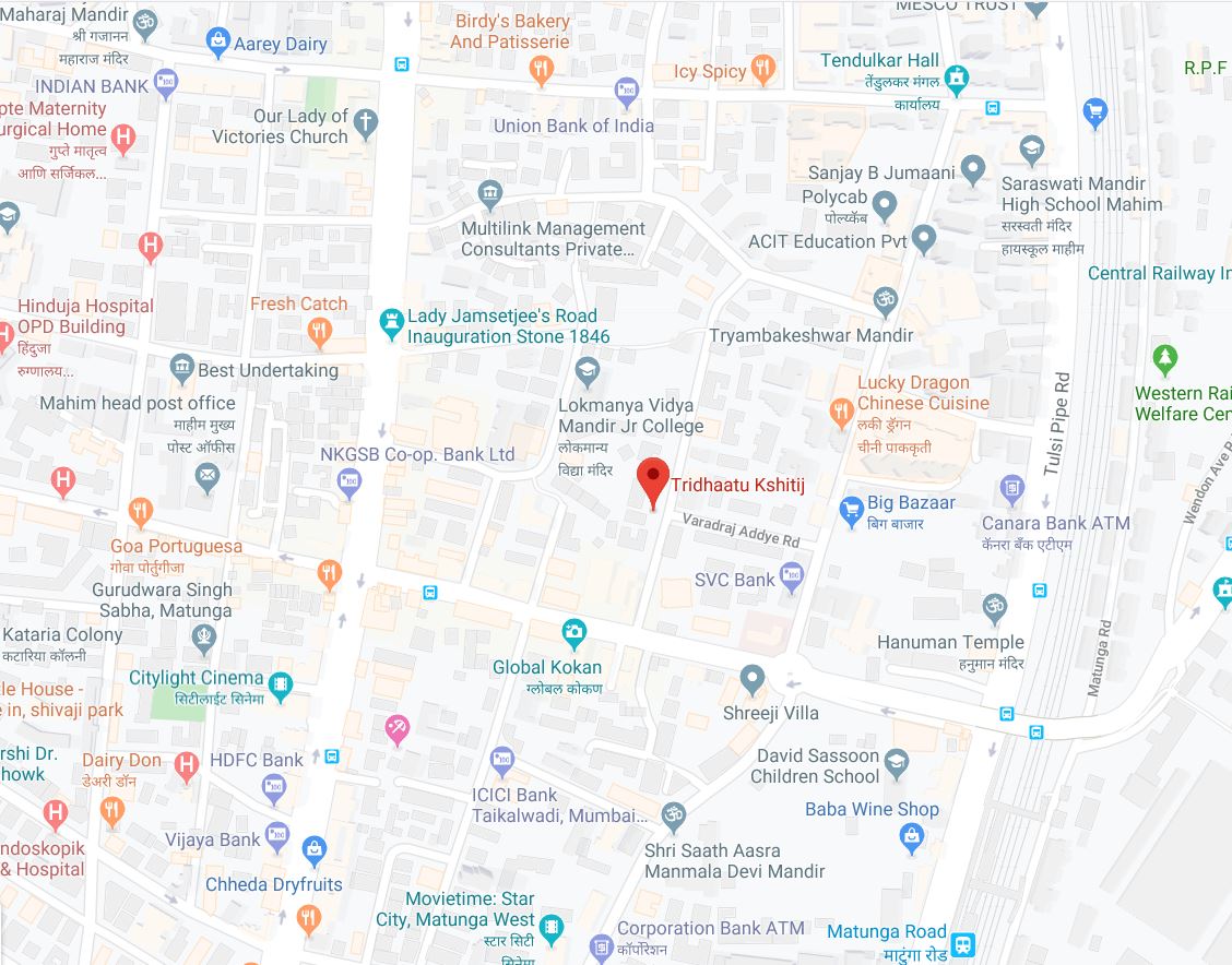 Tridhaatu Kshitij Location Map