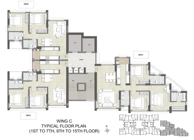 Kalpataru Primus Wing C Typical Flrpln