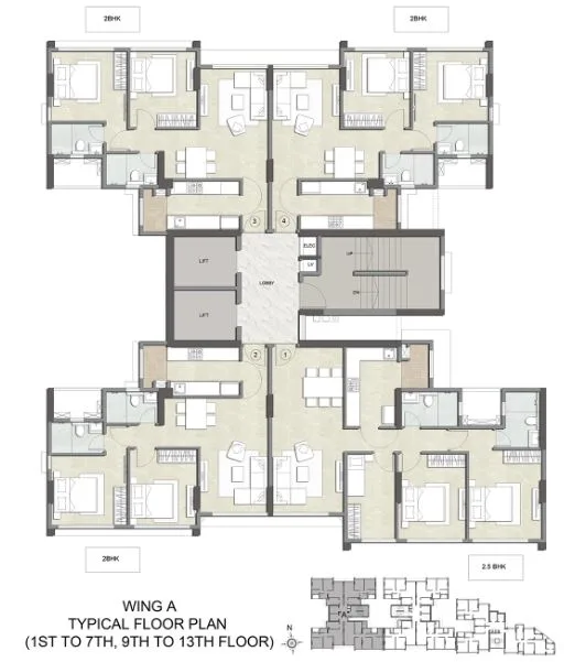 Kalpataru Wing A Typical Flrpln