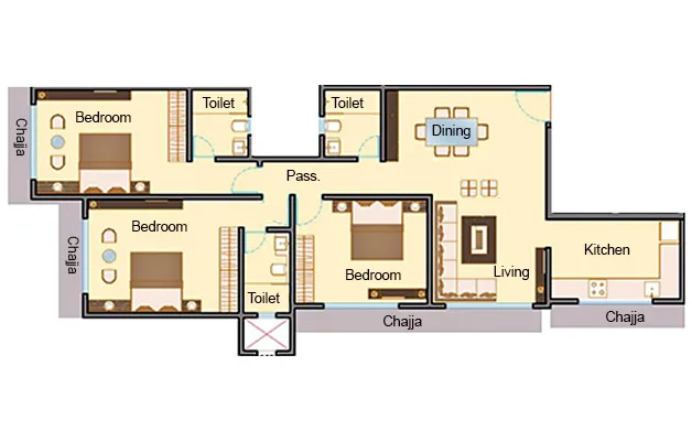 Shamik Elite 3BHK