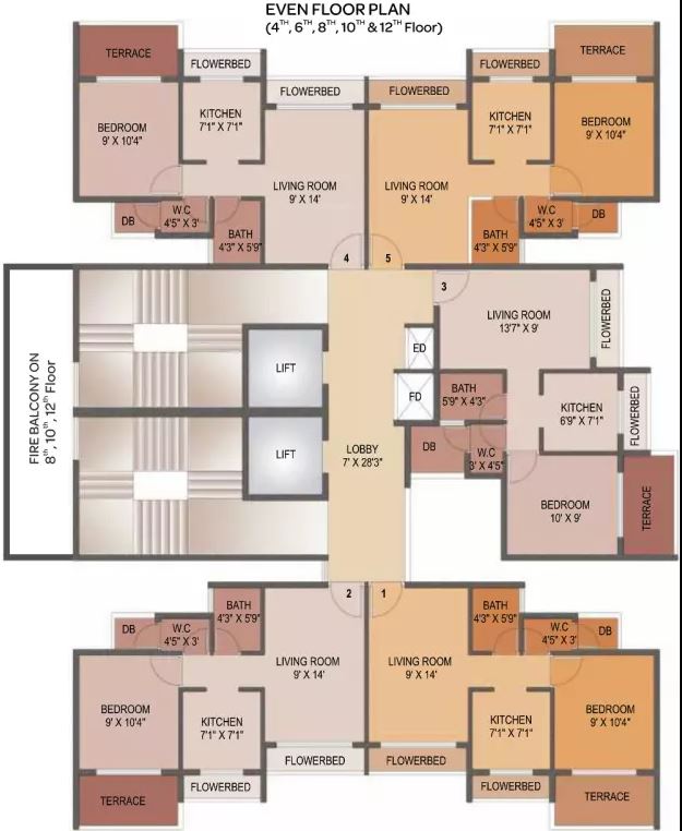 Edeania Even Floor Plan