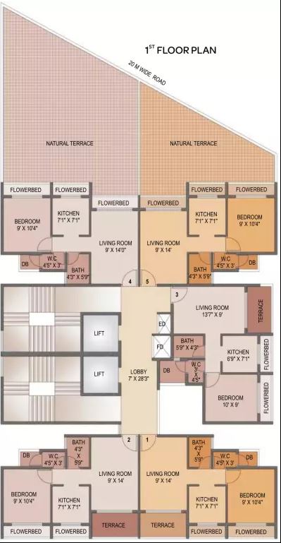 Edeania First Floor Plan