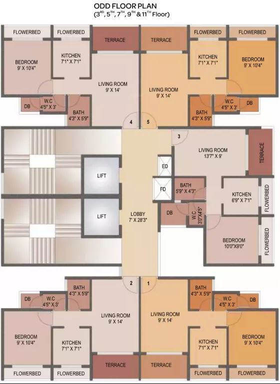 Edeania Odd Floor Plan