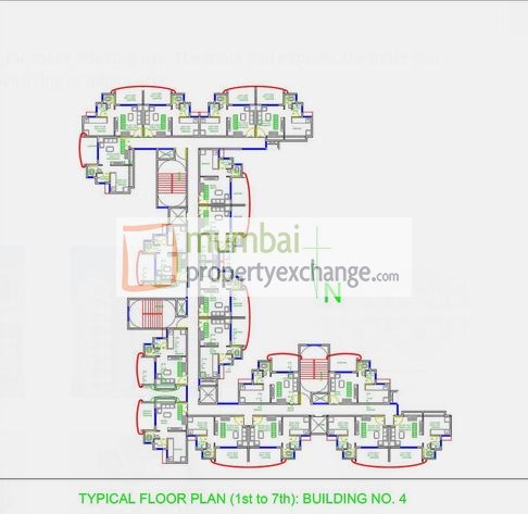 1st - 7th build No.4 Floor plan