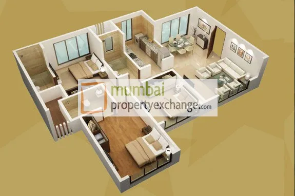 3 BHK Floor Plan