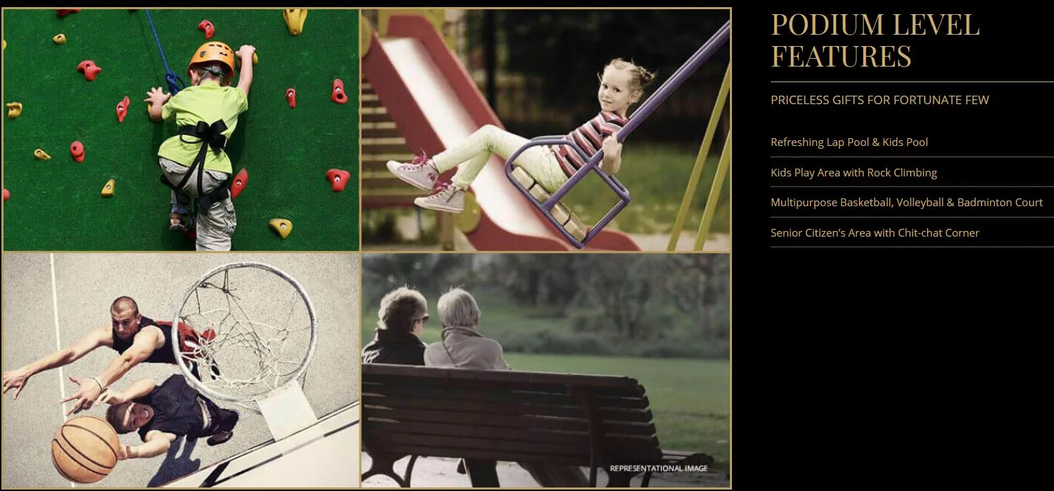 Fortune 500 Podium Level features