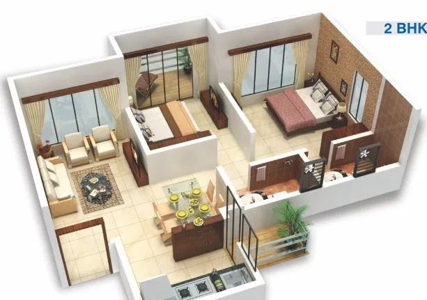 2BHK Plan