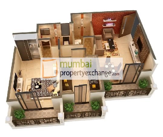 1BHK plan