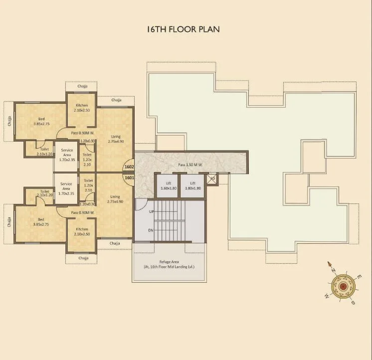 Grand Edifice Typical Floor Plan 2