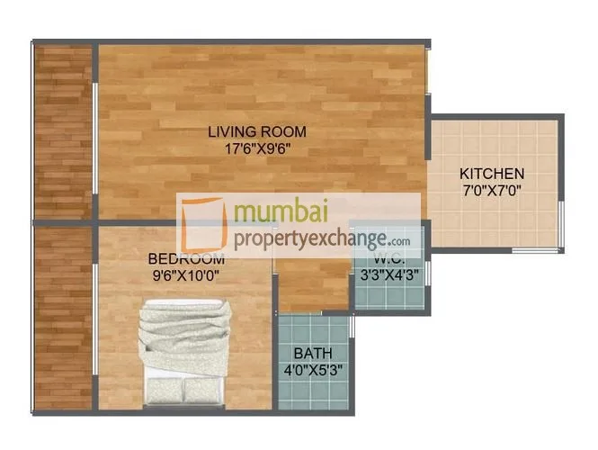 1BHK plan