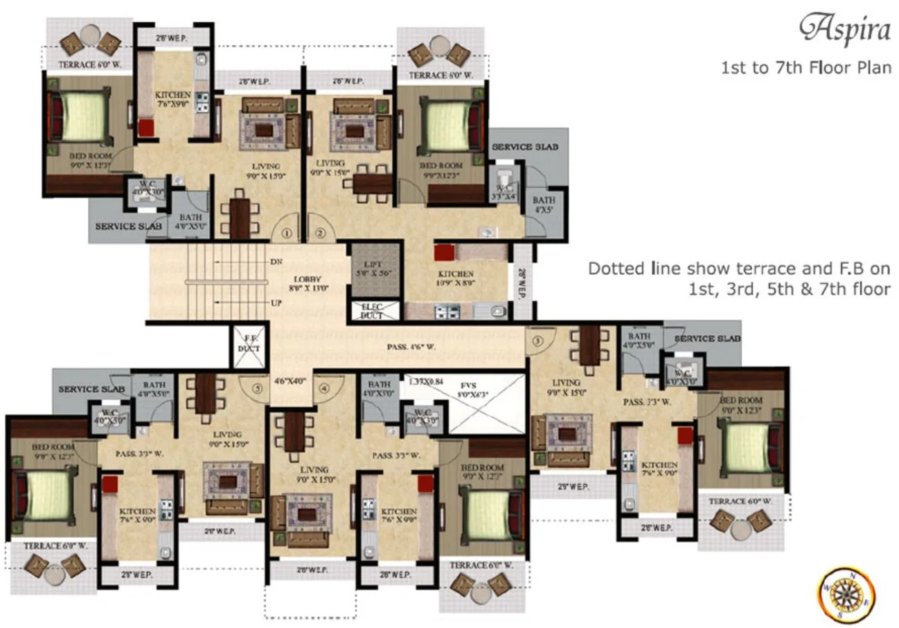 Dynamic Ultima Phase II,III, Kalyan โ floor plan 1