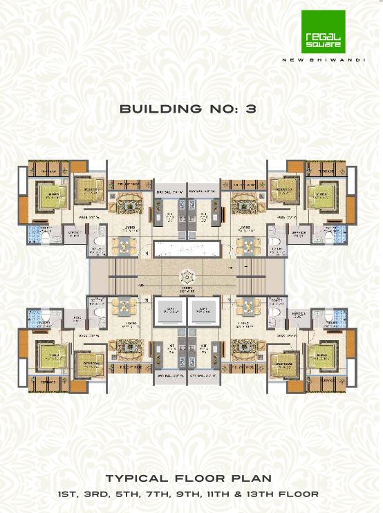 Regal Square Typical Floor Plan Bldg 3