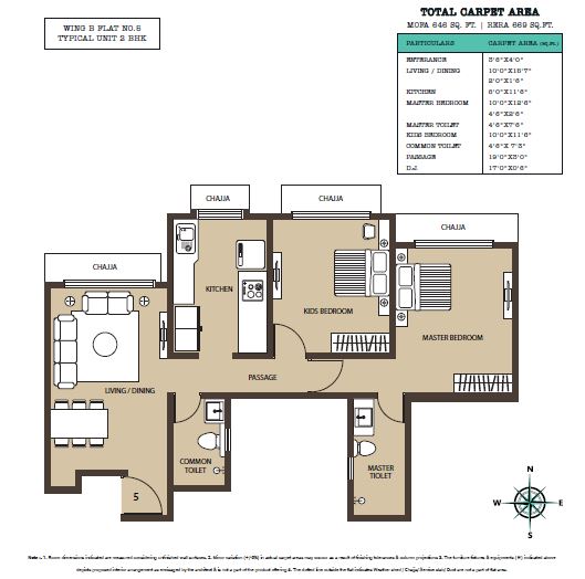 Kabra Metro One Wing B 2BHK