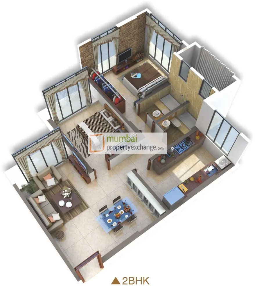 2BHK Plan