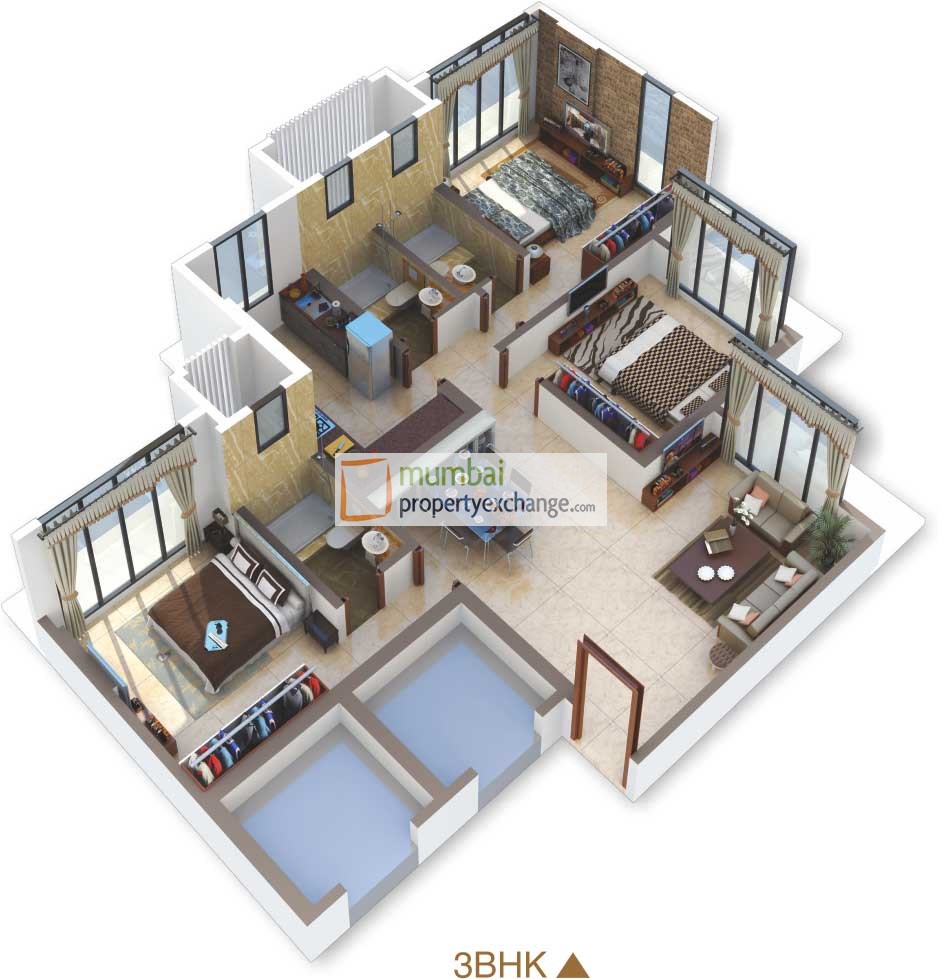 3BHK Plan