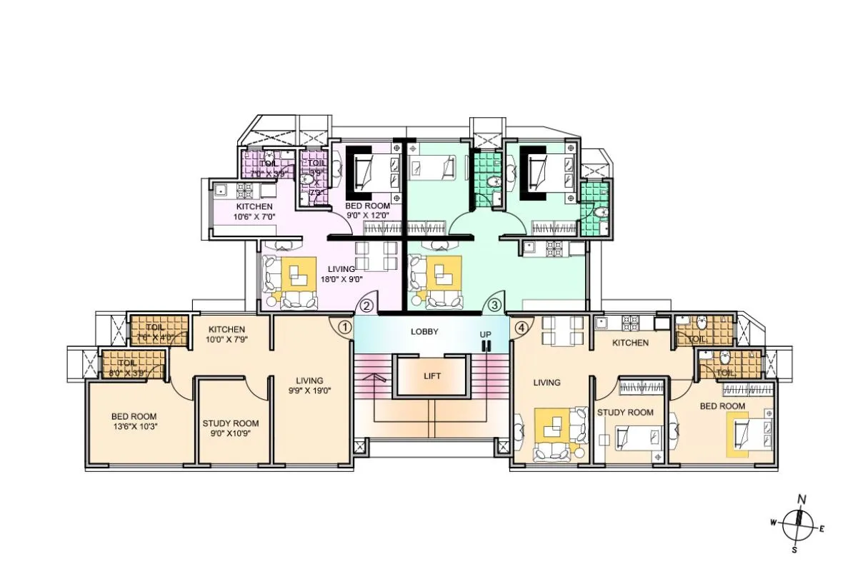 2 Flats on Rent in Golden Arch, Borivali West
